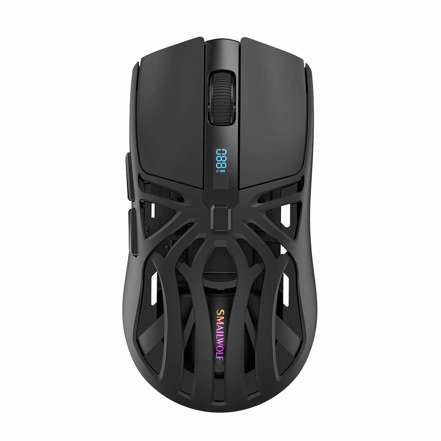 SMAILWOLF RS8 Gaming Mouse Bluetooth Wireless Tri-Mode Lightweight RGB Gaming Mouse with 11200 DPI, Rechargeable Ergonomic Gaming Mouse for PC, Laptop & Mobile