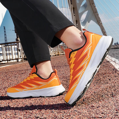 Męskie buty sportowe o szerokim kroju, wygodne, z oddychającą siateczką – buty do ćwiczeń na świeżym powietrzu, uniwersalne buty sportowe do codziennych dojazdów