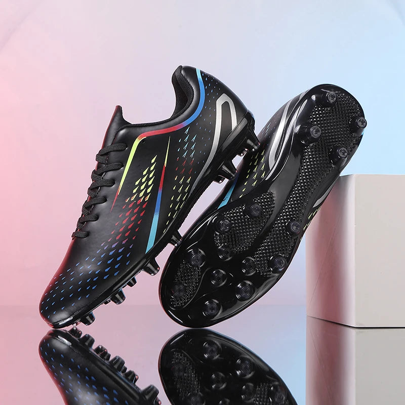 New Men Soccer Shoes High-top Futsal High-quality Cleats Grass Non-Slip Football Boots Match Sneakers Indoor Hot-selling FG/TF