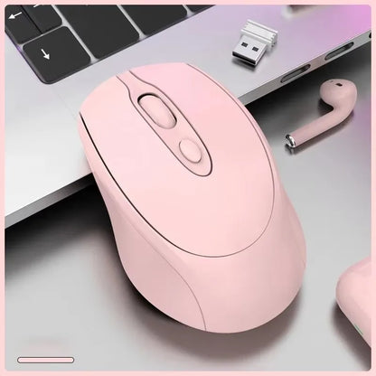 MissionFit Bluetooth Wireless Mouse Rechargeable 2.4G Silent Wireless Mouse for PC, Laptop, MacBook & Tablet with Adjustable DPI