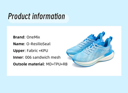 ONEMIX : chaussures de sport chinoises – nouvelles chaussures de course pour homme avec amorti, antidérapantes, respirantes et légères ; baskets de plein air pour femme