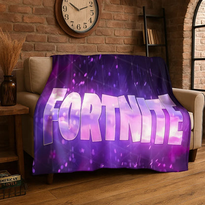 Cobertor de flanela Cartoon F-Fortnite para gamers, macio e quente, para quarto, sala de estar, cama, viagens, campismo, piquenique e oferta