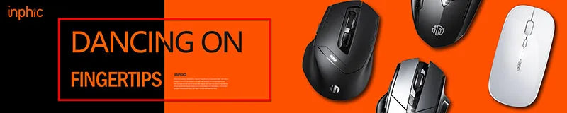 INPHIC B2 USB Wired Mouse 7200 DPI Gaming Mouse with 6 Programmable Buttons, Silent Click, Optical Tracking for PC & Laptop
