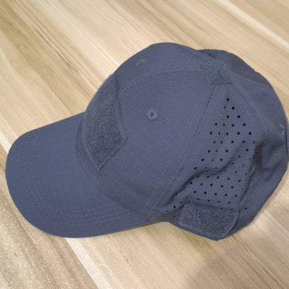 Cappellino da baseball casual sportivo traspirante con motivo mimetico da uomo, cappello da sole per appassionati di stile militare, cappello tattico, cappello da addestramento militare, cappello a secchiello