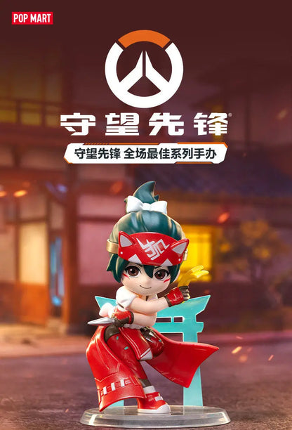 POP MART Genuína Overwatch Play Of The Game Series Blind Box — Figuras colecionáveis em PVC, ornamentos de secretária e modelos de brinquedo para fãs