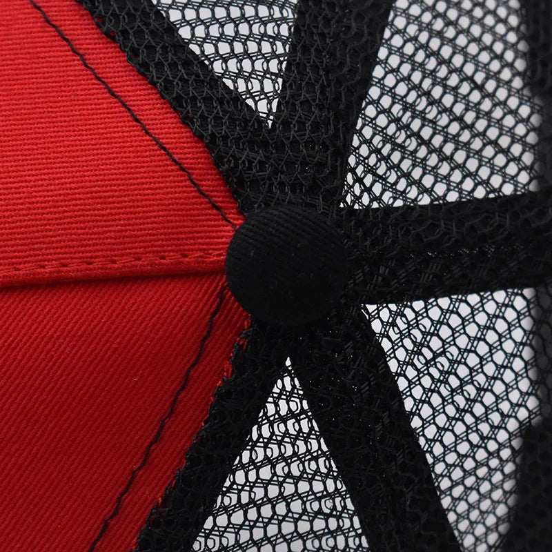 Cappellino da baseball per adulti, cappellino a rete, visiera curva poco profonda, cappello unisex, cappello estivo, cappello traspirante, cappellino da ombra, cappellino per primavera e autunno, cappellino hip hop aderente