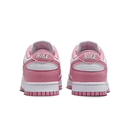 Nike Dunk Low w kolorze różowo-białym – niskie, retro, codzienne trampki, wytrzymałe buty do skateboardingu dla kobiet DD1873-112