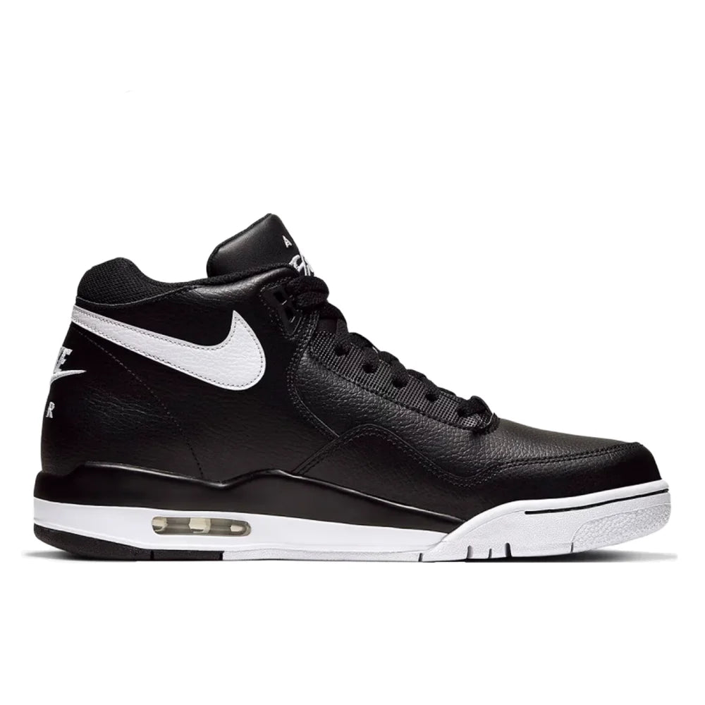 Scarpe da basket retrò Nike Flight Legacy Mid-Top con struttura antiscivolo, resistente e ammortizzata, unisex BQ4212-002