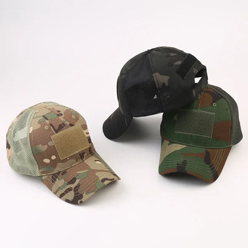 Cappellino unisex sportivo da esterno con protezione solare ad asciugatura rapida - Cappellino casual da uomo - Cappellino unisex da donna - Cappellino mimetico da caccia e pesca - Cappellino da baseball in stile militare
