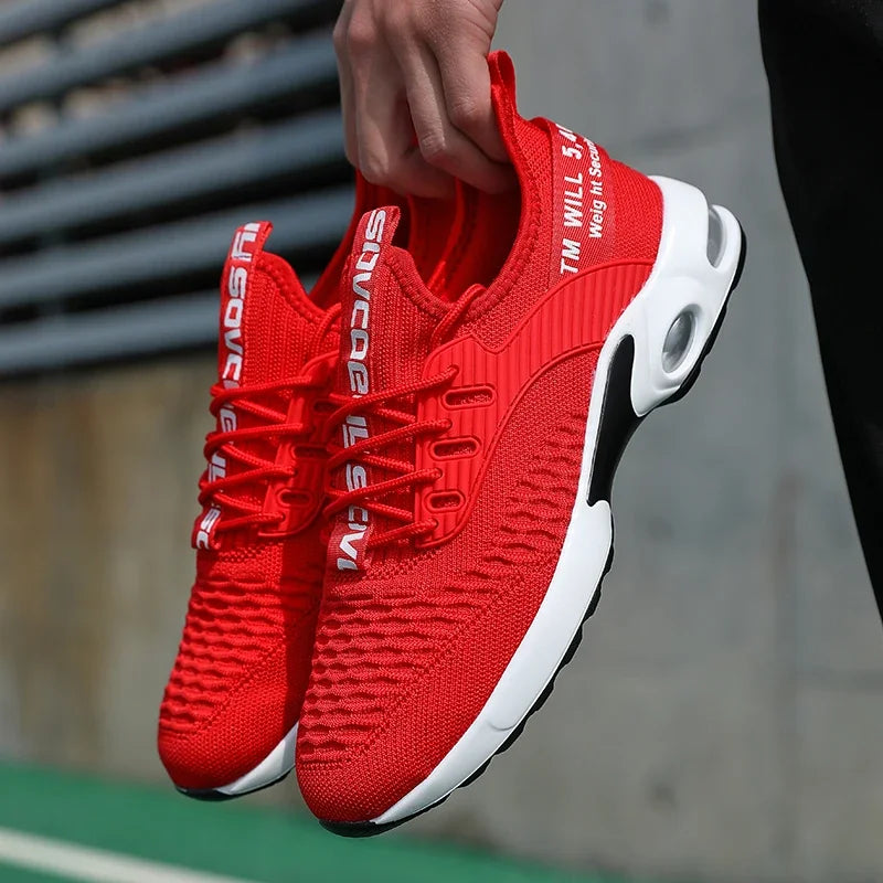 Summer Men's Mesh Casual Sports Shoes Spring and Summer Tennis Lightweight Walking Black Sneakers 2025 Hot Selling Item