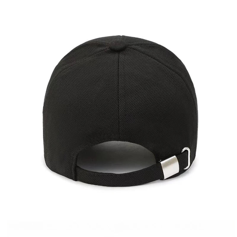 Modebaseballkasketter i bomuld med broderede bogstaver, justerbar, unisex, hiphop, trucker-kasket, afslappet snapback-kasket, udendørs sport, hverdags-kasket