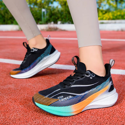 2025 Men's And Women's Professional Carbon Board Marathon Running Shoes Shock Absorption Ultra-light Stable Support Sports Shoes