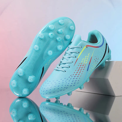 New Men Soccer Shoes High-top Futsal High-quality Cleats Grass Non-Slip Football Boots Match Sneakers Indoor Hot-selling FG/TF