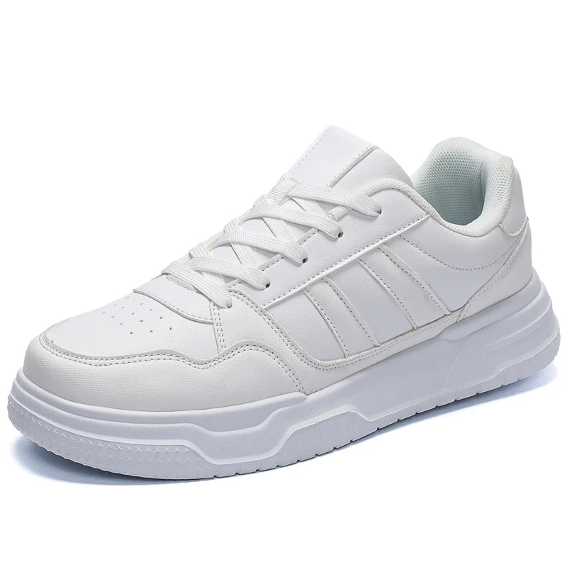 Plus Big Size 50 51 52: zapatillas de cuero para hombre, zapatillas deportivas informales, zapatillas planas de skate para dropshipping