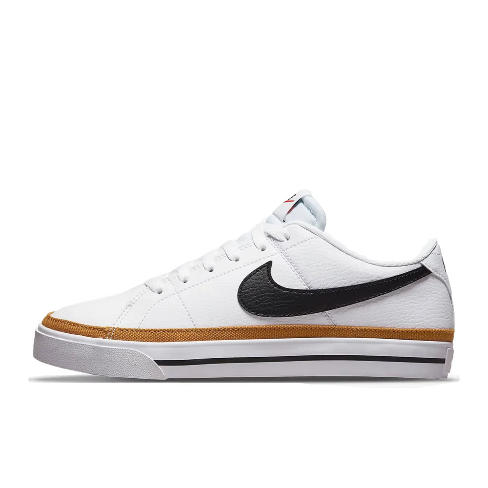 Nike Court Legacy Sneakers Classic Comfort, Cushioning, Slip-Resistant, Durable Casual Everyday Wear DB3970-100