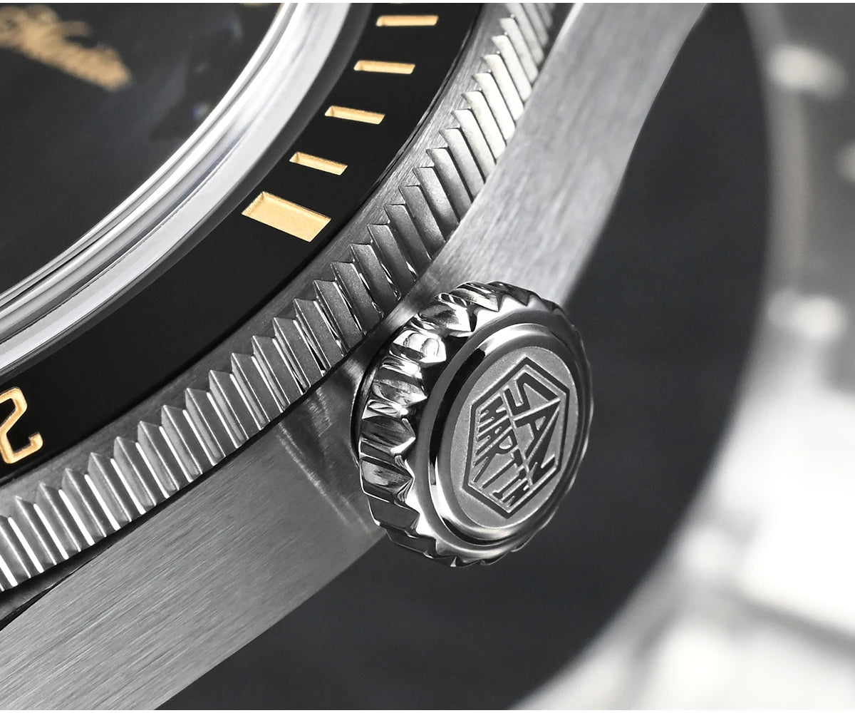 San Martin Vintage 38mm 6200 Diver Watch New Upgraded for Men Luxury NH35 Automatic Mechanical Sapphire Waterproof 200m Relojes