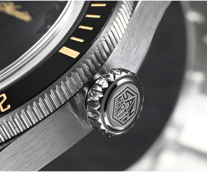 San Martin Vintage 38mm 6200 Diver Watch New Upgraded for Men Luxury NH35 Automatic Mechanical Sapphire Waterproof 200m Relojes