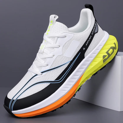 Chaussures de marche pour homme, outdoor, antidérapantes, de bonne qualité, tendance, plates, résistantes à l'usure, respirantes, baskets décontractées, sportives, chaussures de course pour homme