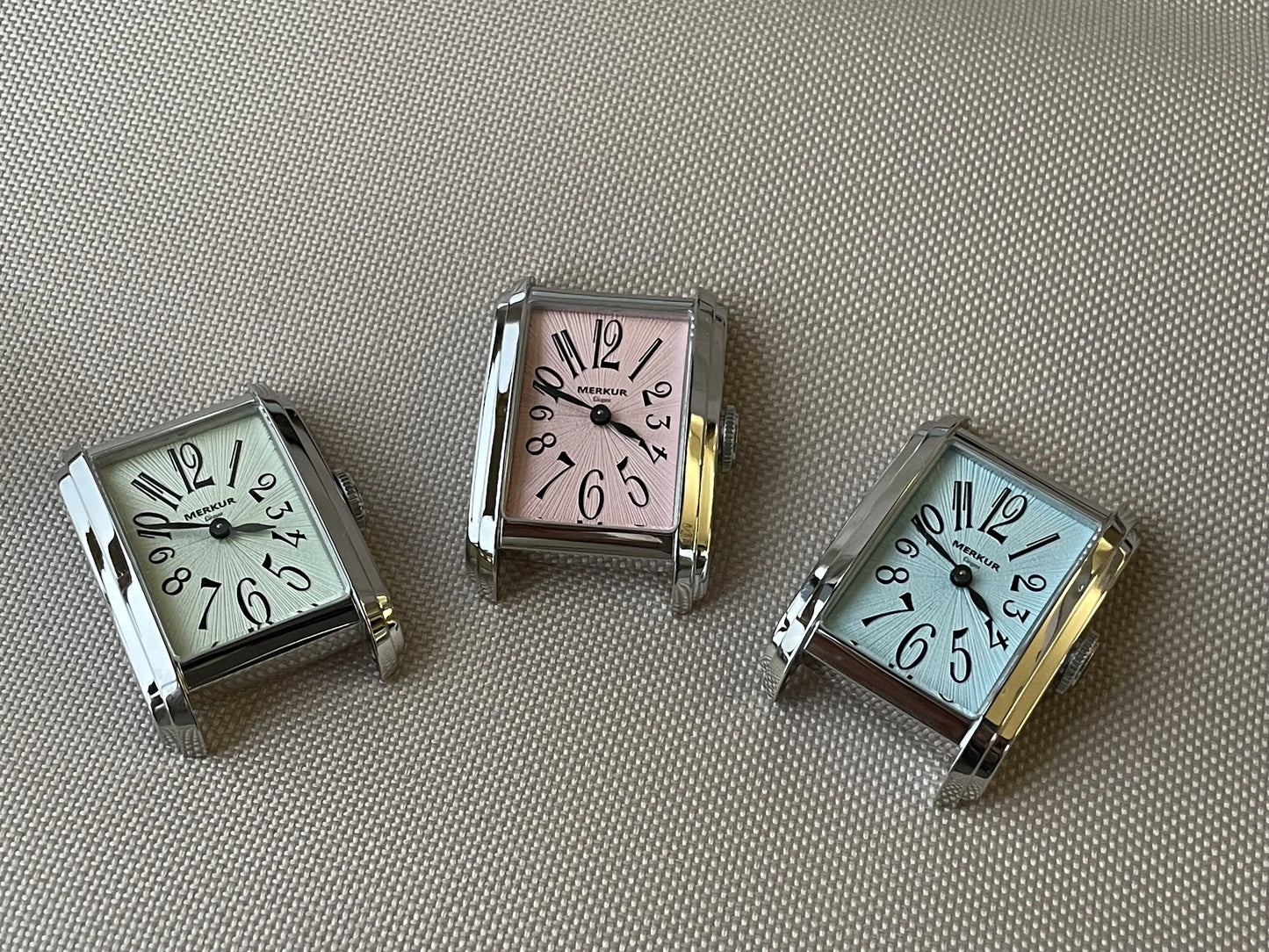 New MERKUR NH05 Rectangle Retro Casual Watch for Men Business Series Automatic Chorded Watch Relogio Sapphire White Watch