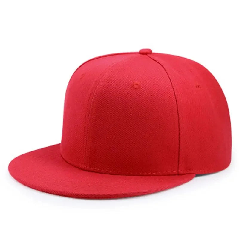 Adult Back Closed Baseball Cap for Small Head Lady Man Blank Hiphop Snapback Hat Fitted Flat Caps 57cm to 59cm