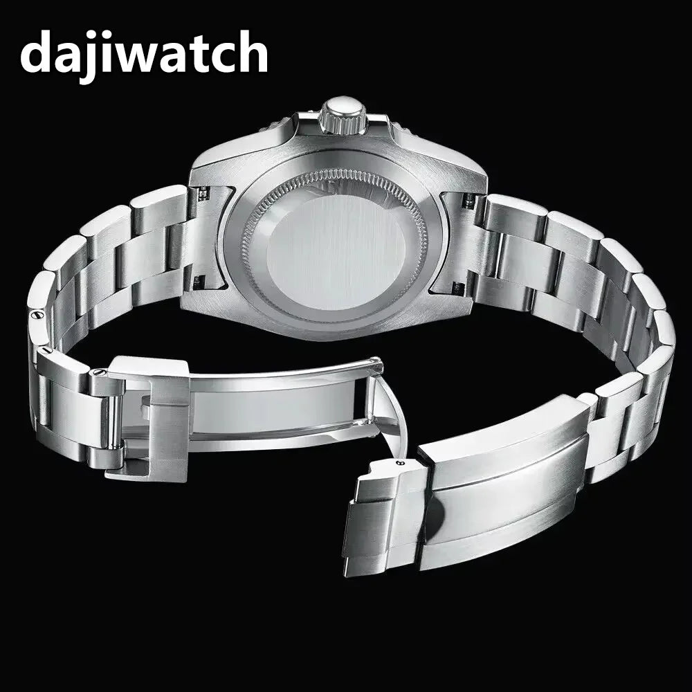 DIY Custom Automatic Watch Logo For Man High Quality NH35 Diving Mechanical Watches Sapphire Waterproof Ceramic Bezel 120 Click