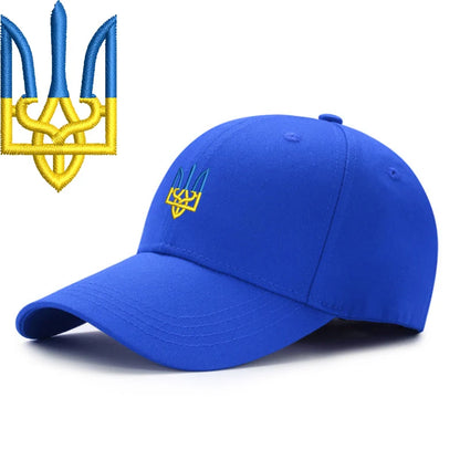 Embroidery Ukraine trident Symbol Spetsnaz Special Forces Men Women Boy Baseball Caps Dad caps Snapback Adjustable Camouflage