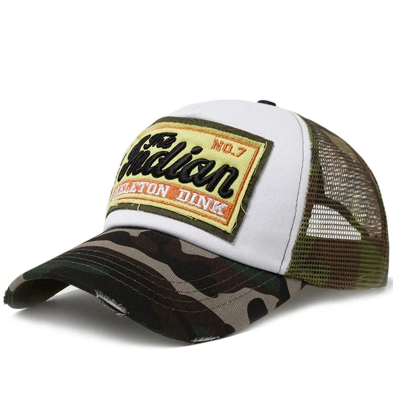 Streetwear Letter Embroidery Mesh Dad Baseball Cap Fashion Snapback Hip Hop Outdoor Y2K Trucker Hats Gorras F2719 for Women Men