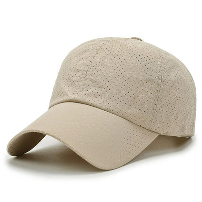 Mesh Quick Dry Cap – Herre-løbe- og sportsbaseballkasket – Dame-golf- og tennis-kasket – Udendørs jogging-kasket – Åndbar solhat