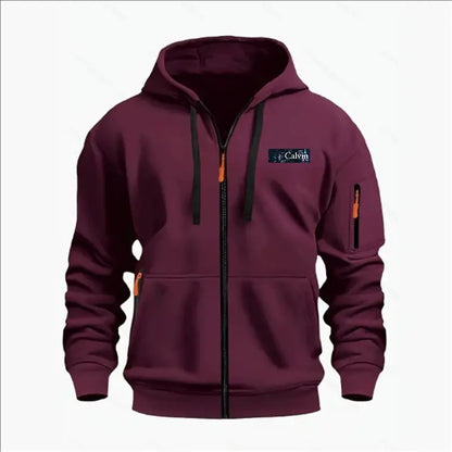 Men's Sweatshirts with Zipper Pockets Thin Solid Color Half Tracksuit Casual Outdoor Hooded Tracksuit Long Sleeves Jacket Coats, Produit gaming premium Fraquane, produits de luxe, nouvelle génération, équipement gamer