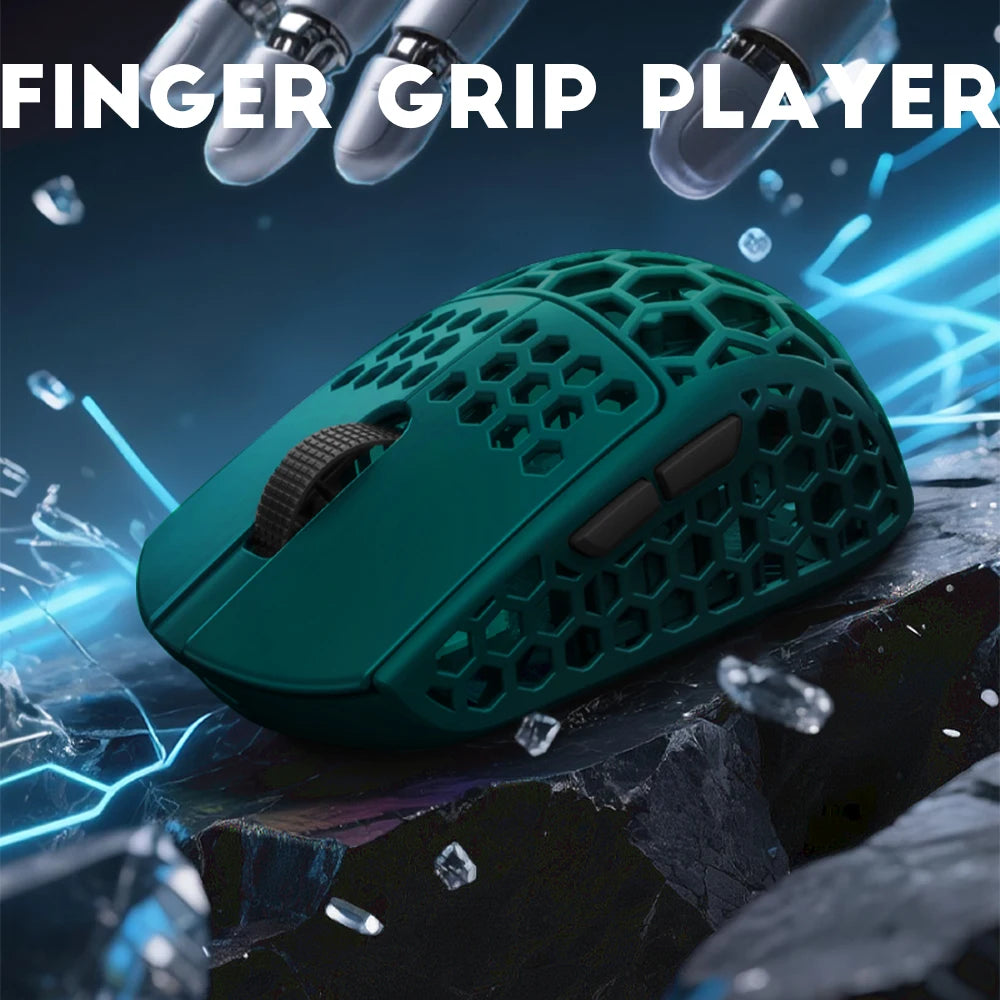 Darmoshark M5 Air Wireless Gaming Mouse Forged Carbon Fiber 30K DPI PAW3395 Sensor Lightweight Ergonomic Mouse for PC Gaming