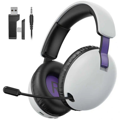 Acinaci BL500 Wireless Gaming Headset 2.4G Bluetooth 5.3 & Wired – Noise Cancelling Mic, 30H Battery, 50mm Drivers for PC, PS5, PS4