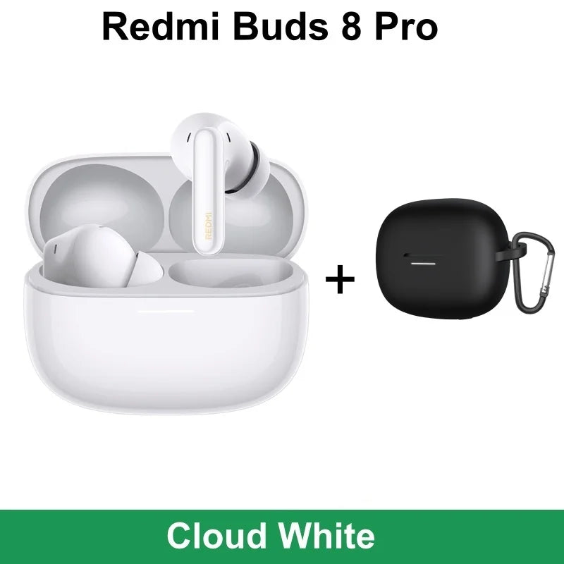 New Xiaomi Redmi Buds 8 Pro Wireless Bluetooth 5.4 Earbuds – 55dB Active Noise Cancelling TWS Earphones with AI Clear Call, 3-Mic System, Hi-Res Audio LDAC, Global Version