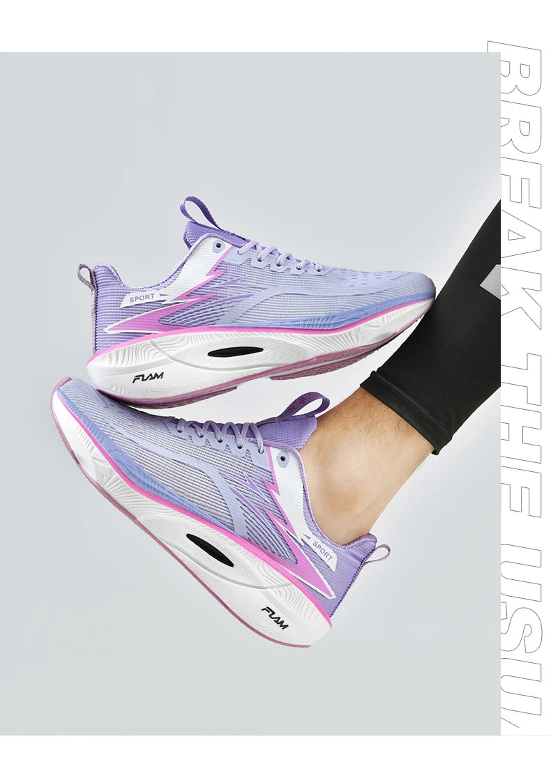 Running Shoes Carbon Board Speciality Marathon Men Sports Breathable Lightweight Women's Comfortable Athletic Nonskid Sneakers