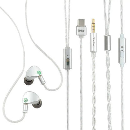 Clearance Sale Soratune BI02 HiFi Earphone at low price, Dual-Chamber Tech × N52 Magnet Dynamic Driver In-Ear Earphone