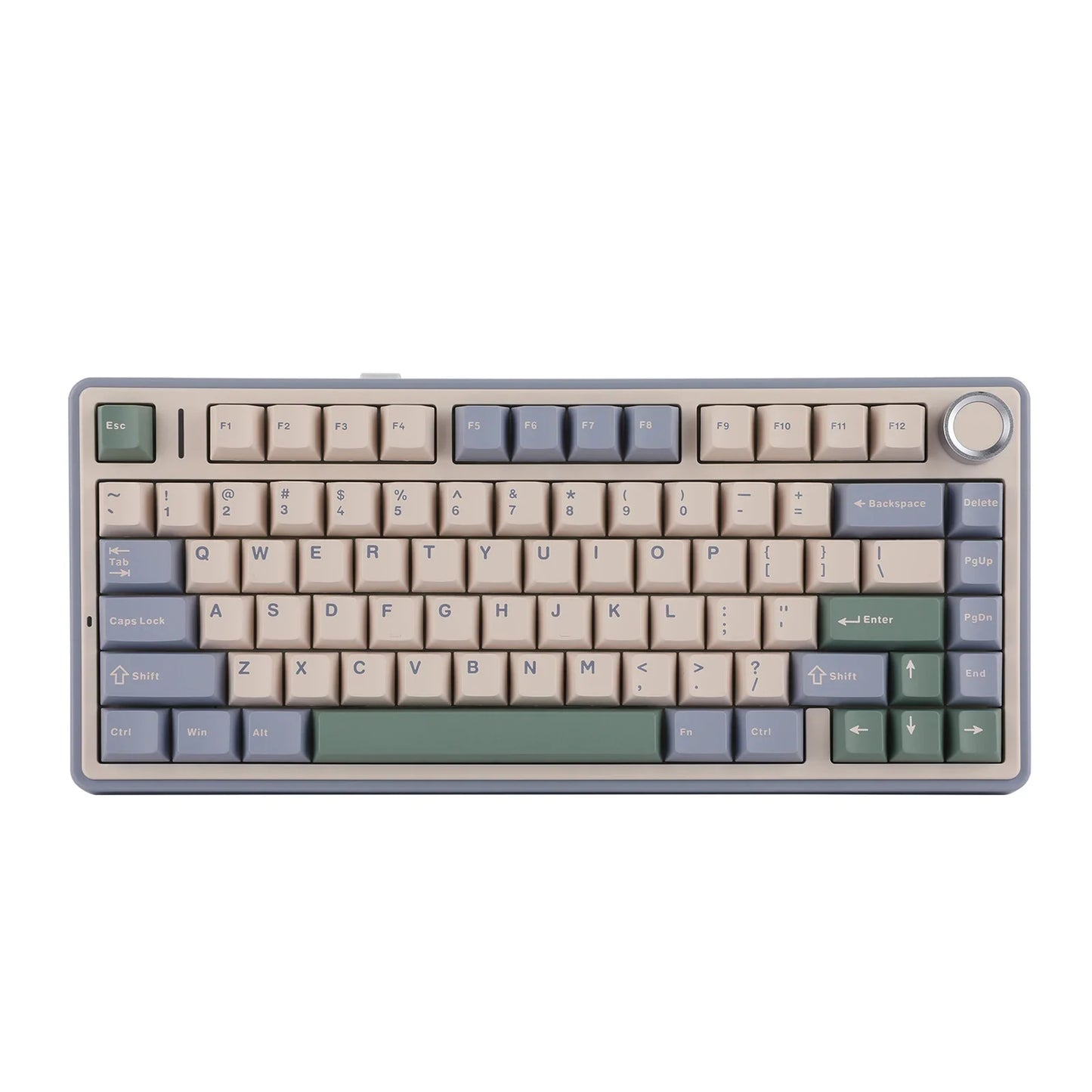 The New Hot-Selling EPOMAKER x AULA F75 75% ANSI Hot-Swappable Washer Bluetooth 5.0/2.4G Wireless/wired Mechanical Keyboard PBT