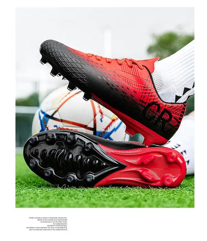 Lage voetbalschoenen met lange TF-noppen, slijtvast en flexibel, geschikt voor buitensporten op het veld