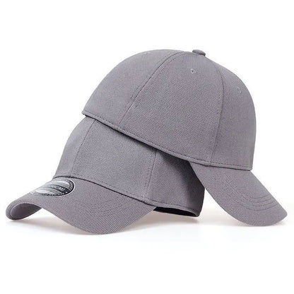 Casquettes Snapback fermées à l'arrière, non réglables, pour homme, de qualité, style hip-hop, ajustées, pour adulte, couleur unie, casquettes de baseball, 57-58 cm, pour petits visages