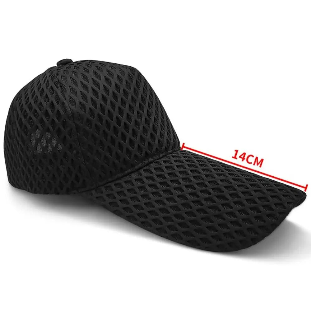 Cappello da pesca da uomo con visiera larga, 14 cm, cappello da sole taglia grande, cappellino da camionista oversize, cappellini da baseball in rete taglie forti 55-60 cm, 60-65 cm
