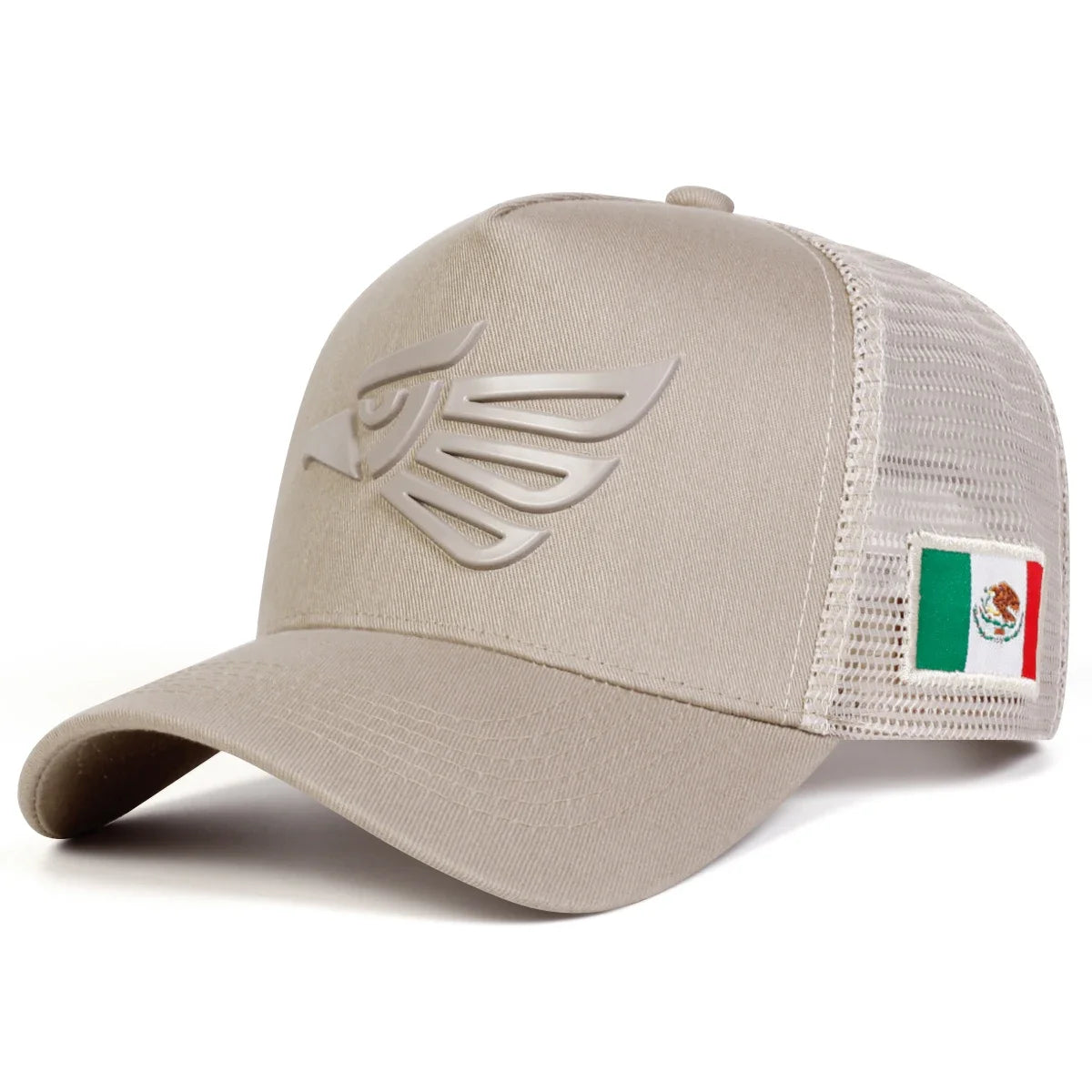 Unisex Mexican Eagle Label Baseball Net Caps Adjustable Casual Hats Spring and Summer Outdoor Sunscreen Hat