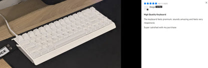 MCHOSE ACE 68 Magnetic Switch Gaming Keyboard Hall Effect Rapid Trigger Programmable RGB 8K Hz DKS/MT/TGL/RS/SOCD Keyboard