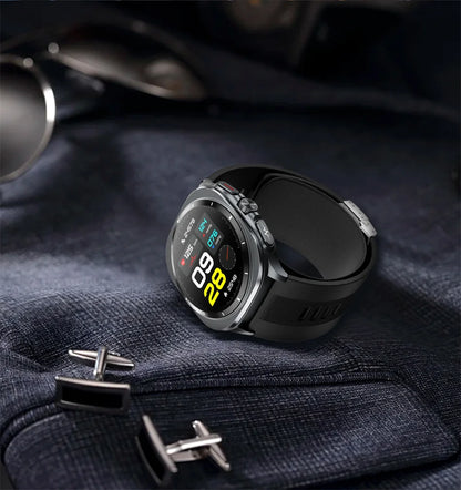 2026 New Health track Smartwatch Air Pump Airbag True Blood Pressure Health Measure Smart Watch Men Women Blood oxygen BT Call