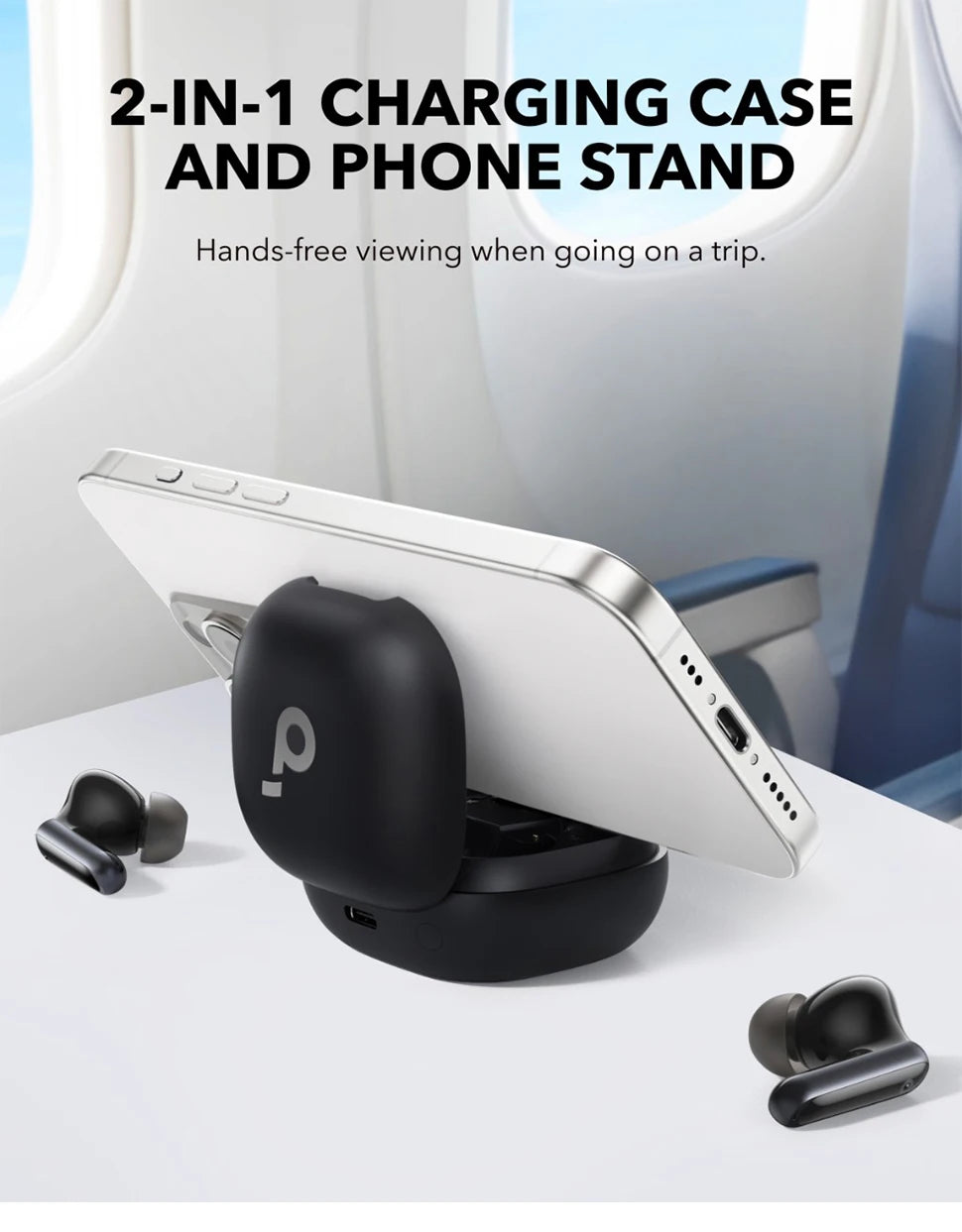 Soundcore P40i by Anker Wireless Earbuds with ANC, BassUp Technology, 60H Playtime & Bluetooth 5.3