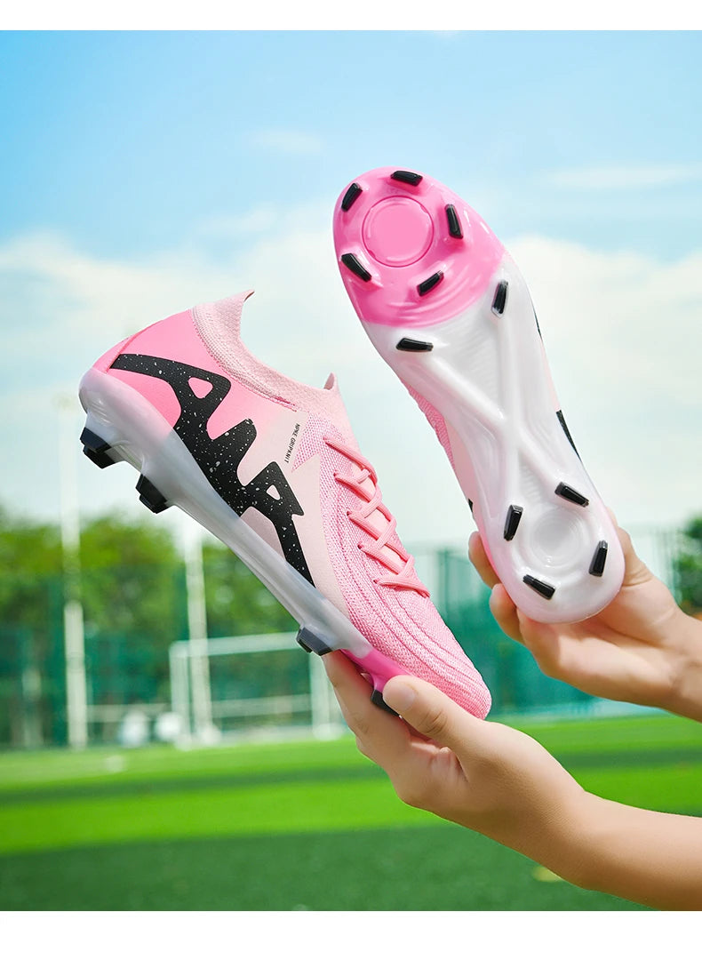 Nouvelles chaussures de football professionnelles pour hommes, chaussures de soccer pour adultes, crampons de football, chaussures de sport ultralégères pour l'entraînement et les activités de plein air, pointures 35-4