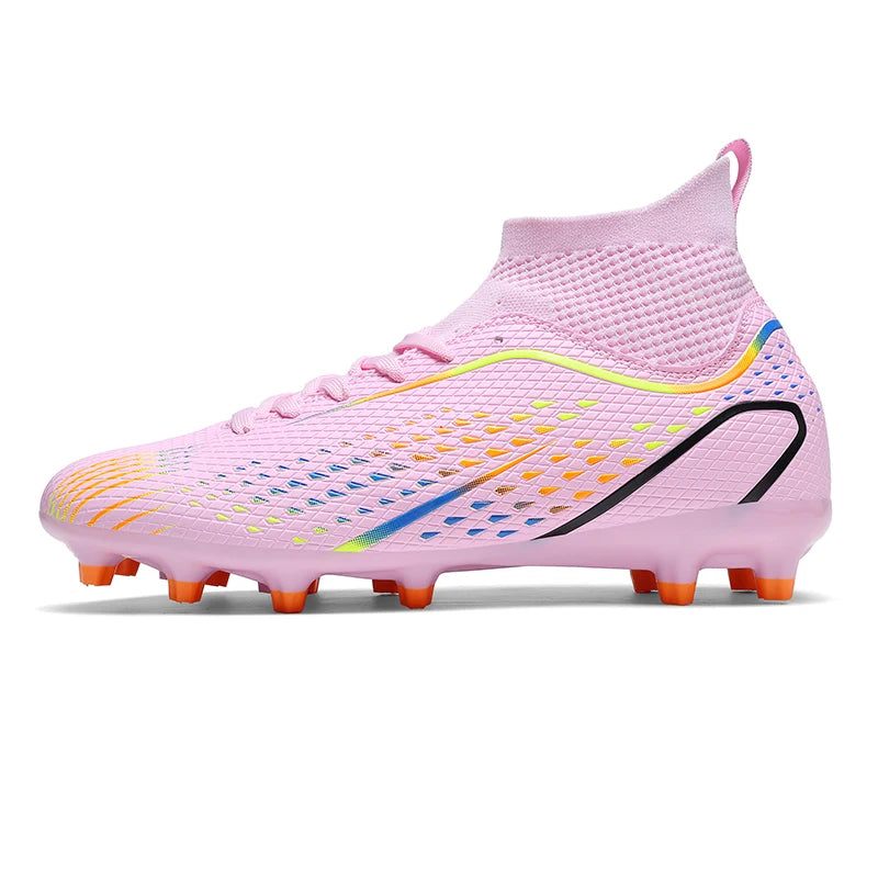 Men's Football Boots Professional Turf Futsal Match Grass Unisex Outdoor Training Soccer Shoes Soccer Cleats Non-slip Breathable