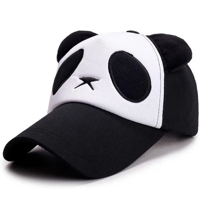 Summer Cute Panda Baseball Caps For Men Women Cotton Hip Hop Snapback Hats Sun Protection Boys Girls Outdoor Gorras Dropshipping