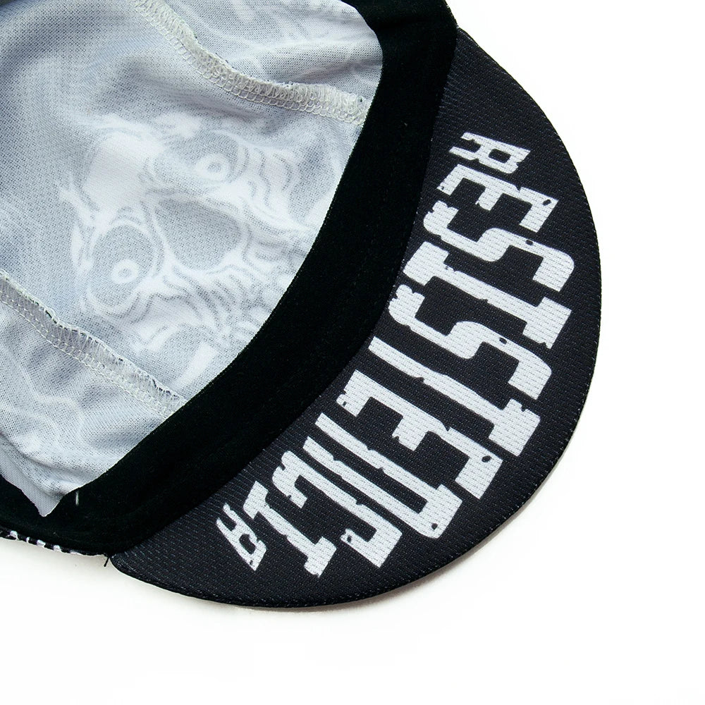 Cappellino da ciclismo con teschio per uomo e donna, cappellino sportivo da esterno, estivo, traspirante, da indossare sotto il casco da ciclismo