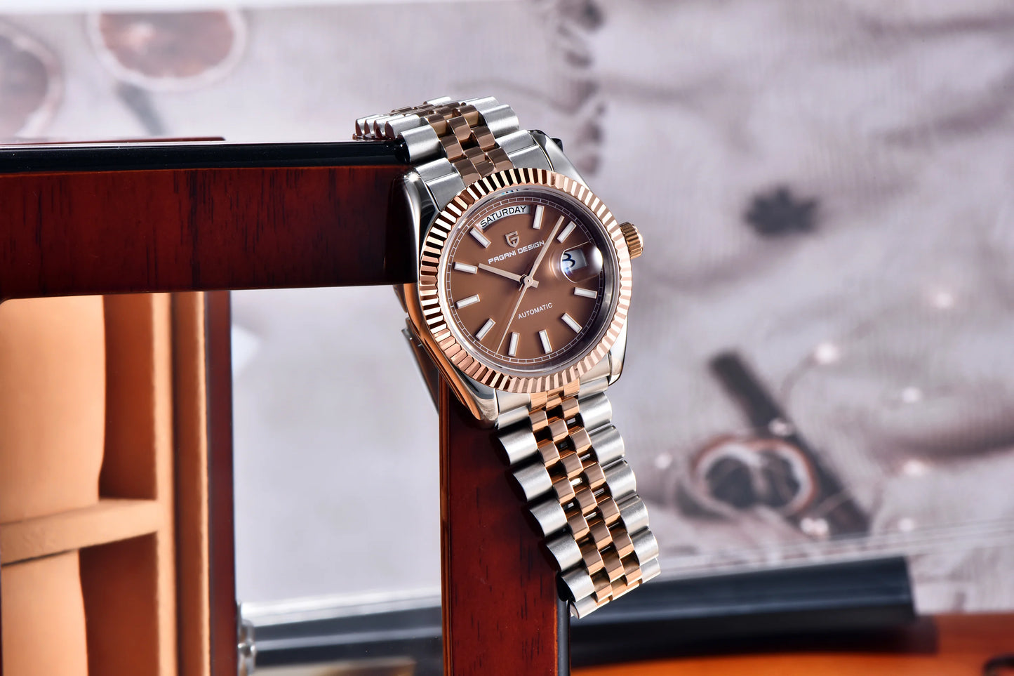 PAGANI DESIGN Men's Watches 2026 New Enamel Dial DD36 Automatic Watch Men Business Waterproof Mechanical Wristwatch For Men Gift