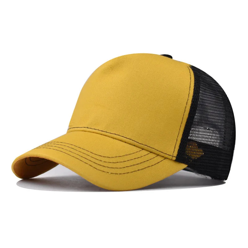 Cappellino da baseball per adulti, cappellino a rete, visiera curva poco profonda, cappello unisex, cappello estivo, cappello traspirante, cappellino da ombra, cappellino per primavera e autunno, cappellino hip hop aderente