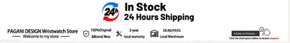 2026 PAGANI Design New 39mmMen's  Mechanical Watches NH35/8215  Automatic Watch Sapphire Stainless Steel 20Bar Waterproof Reloj