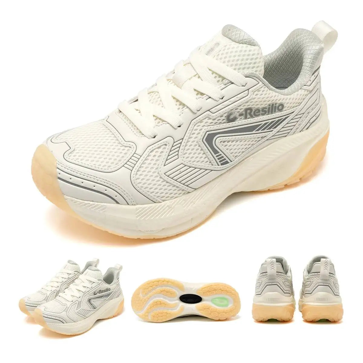 ONEMIX Baskets légères pour homme avec amorti, chaussures de sport et de course à amorti, chaussures décontractées pour femme, souples et élastiques 25216